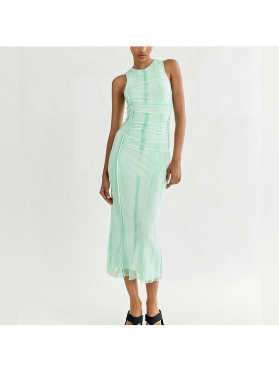 Zara Dresses & Skirts - Zara Light Mint Green Sleeveless Midi Dress